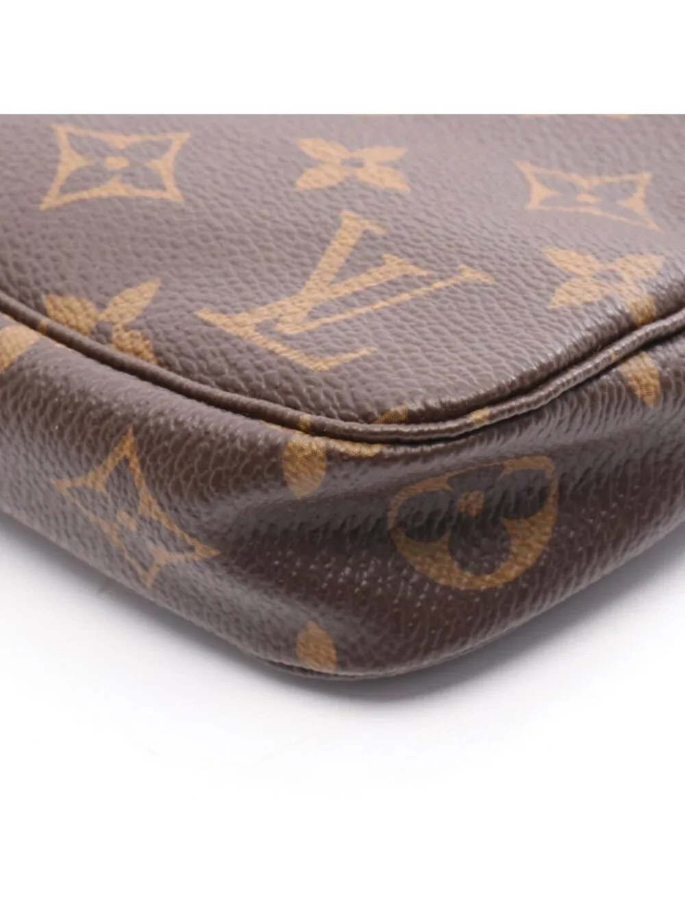 ★SOLD★ Louis Vuitton Handbag Pochette Canvas Leather - Picture 6 of 6